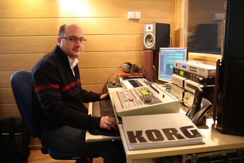 Stanowisko realizatora — mixer KORG